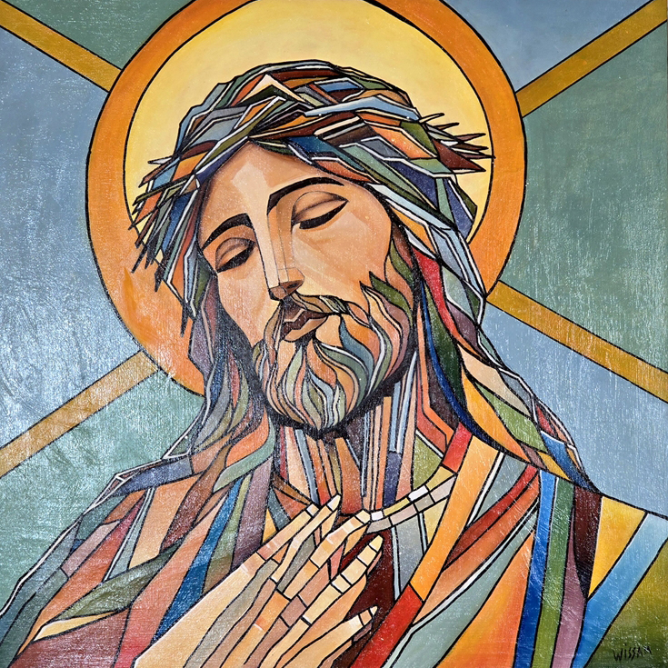 20241218_144452_830x800.jpg لوحة تُجسد السيد المسيح - Image 1