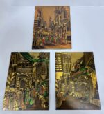 أعمال فنية نقش وطرق وتلوين يدوي على نحاس