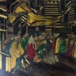 أعمال فنية نقش وطرق وتلوين يدوي على نحاس - Image 4