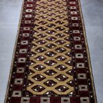 235x103cm كاريدور تركمان نقشة بخارى
