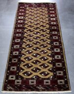 235x103cm كاريدور تركمان نقشة بخارى