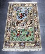 200X130cm أصفهان نقشة رحلة صيد ممضية مُدرس