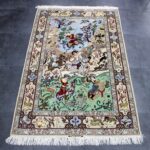 200X130cm أصفهان نقشة رحلة صيد ممضية مُدرس - Image 2
