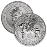 2022 St. Helena 1 oz Silver Pegasus BU Coin - Image 3