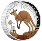 2024 Australia Kangaroo 1 oz Silver High Relief Colorized Proof Coin - Image 3