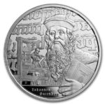 2024 Niue 1 oz Silver Icons of Inspiration: Johannes Gutenberg Proof Coin (Limited Mintage 100)