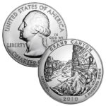 2010 Grand Canyon Arizona 5 oz Silver Quarter Coin (.999 Fine)