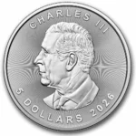 2026 Canada 1 oz Silver Maple Leaf BU Coin - Image 2