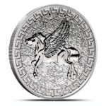 2022 St. Helena 1 oz Silver Pegasus BU Coin - Image 4