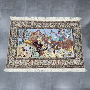 115x170cm أصفهان نقشة رحلة صيد